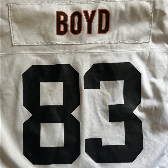 NIKE NFL Youth XL Cincinnati Bengals Tyler Boyd Black and White Football Jersey - Picture 6 of 7